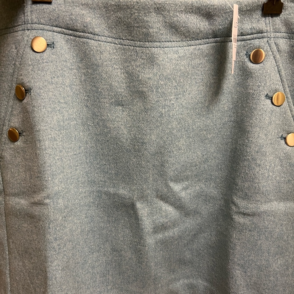 Blue wool skirt NEW